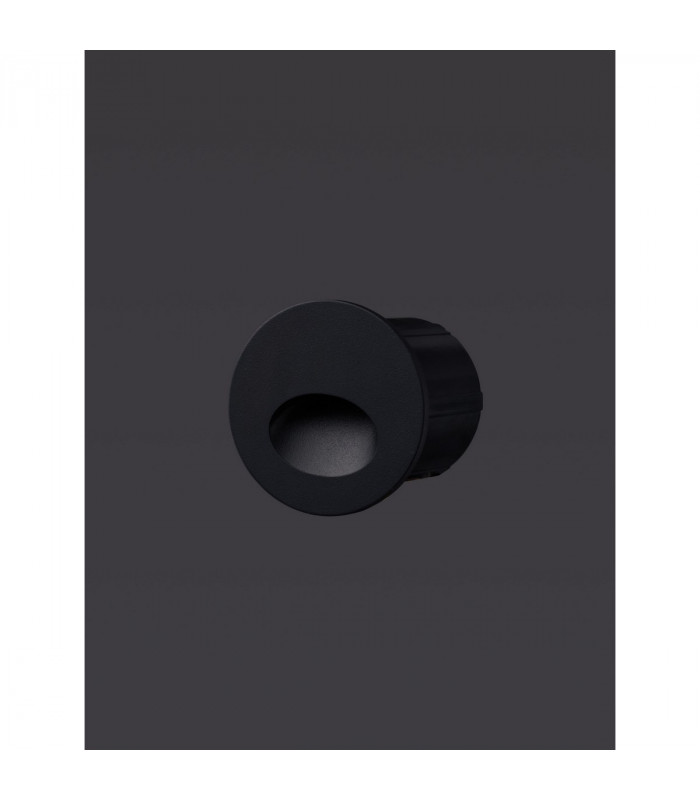 Circe II Outdoor Recessed Wall Lamp Black Aluminium LED 3W 170Lm 3000K IP54-3
