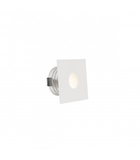 Passagio Outdoor Recessed Wall Lamp White Aluminium LED 1W 41Lm 3000K IP54-1