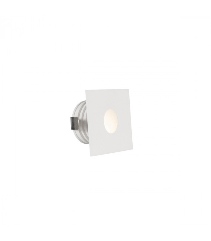 Passagio Outdoor Recessed Wall Lamp White Aluminium LED 1W 41Lm 3000K IP54-1