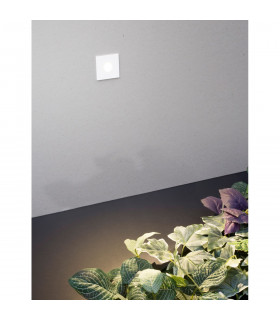 Passagio Outdoor Recessed Wall Lamp White Aluminium LED 1W 41Lm 3000K IP54-2