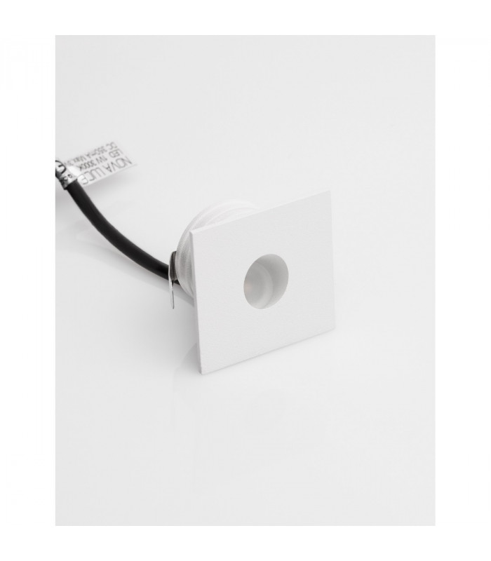 Passagio Outdoor Recessed Wall Lamp White Aluminium LED 1W 41Lm 3000K IP54-3