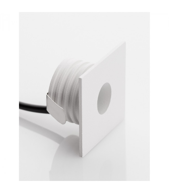 Passagio Outdoor Recessed Wall Lamp White Aluminium LED 1W 41Lm 3000K IP54-6
