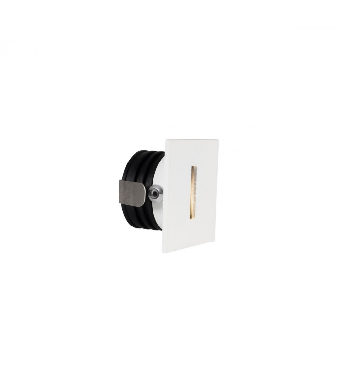 Passagio Outdoor Recessed Wall Lamp White Aluminium LED 1W 18Lm 3000K IP54-1