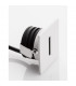 Passagio Outdoor Recessed Wall Lamp White Aluminium LED 1W 18Lm 3000K IP54-3