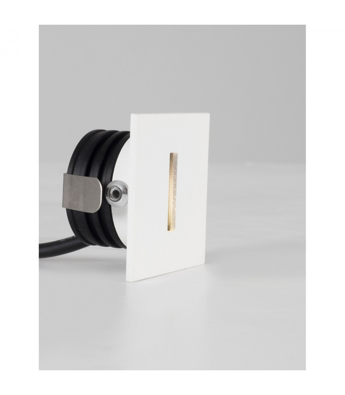 Passagio Outdoor Recessed Wall Lamp White Aluminium LED 1W 18Lm 3000K IP54-4