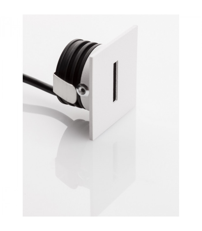 Passagio Outdoor Recessed Wall Lamp White Aluminium LED 1W 18Lm 3000K IP54-5