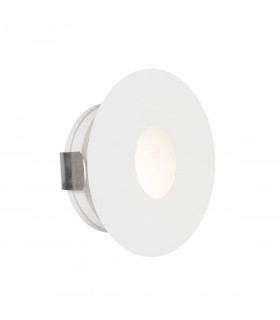 Passagio Outdoor Recessed Wall Lamp White Aluminium LED 1W 60Lm 3000K IP54-1
