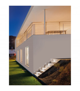 Passagio Outdoor Recessed Wall Lamp White Aluminium LED 1W 60Lm 3000K IP54-2