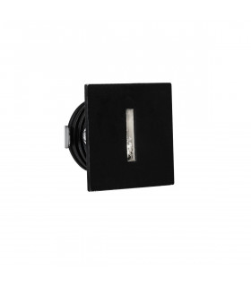 Passagio Outdoor Recessed Wall Lamp Black Aluminium LED 1W 18Lm 3000K IP54-1