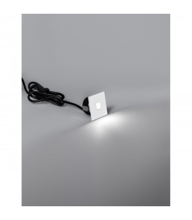 Passagio Outdoor Recessed Wall Lamp White Aluminium LED 1W 32Lm 3000K IP54-2