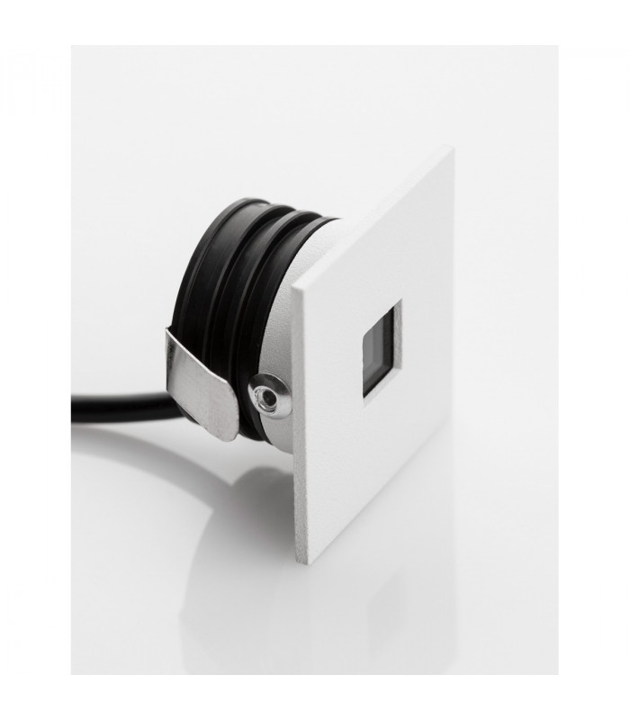 Passagio Outdoor Recessed Wall Lamp White Aluminium LED 1W 32Lm 3000K IP54-3