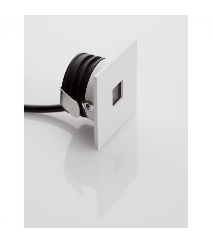 Passagio Outdoor Recessed Wall Lamp White Aluminium LED 1W 32Lm 3000K IP54-4