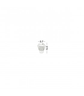 Bang Outdoor Recessed Ground Light White Aluminium LED 1W 11Lm 3000K IP67-2