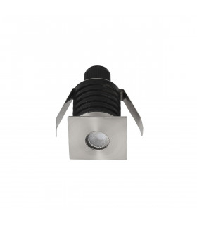 Bang Outdoor Recessed Ground Light Satin Nickel Aluminium LED 1W 98Lm 3000K IP67-1