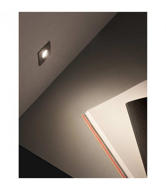 Bang Outdoor Recessed Ground Light Satin Nickel Aluminium LED 1W 98Lm 3000K IP67-3