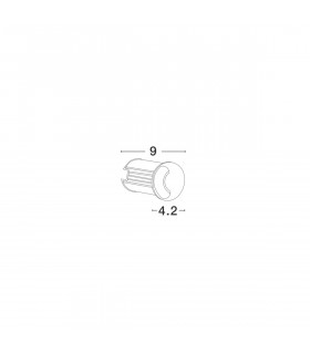 Bang 1 Direction Outdoor Recessed Ground Light Satin Nickel Aluminium LED 1W 60Lm 3000K IP67 Driver Included-2