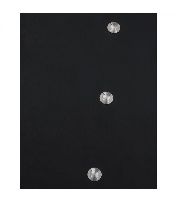 Bang 2 Direction Outdoor Recessed Ground Light Satin Nickel Aluminium LED 1W 60Lm 3000K IP67 Driver Included-4
