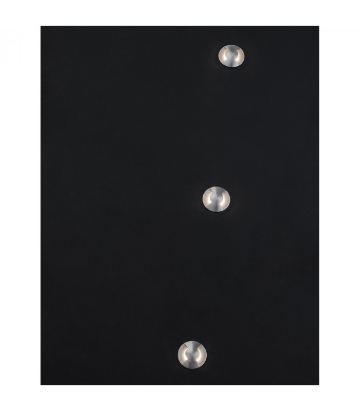 Bang 2 Direction Outdoor Recessed Ground Light Satin Nickel Aluminium LED 1W 60Lm 3000K IP67 Driver Included-5