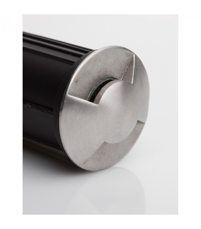 Bang 2 Direction Outdoor Recessed Ground Light Satin Nickel Aluminium LED 1W 60Lm 3000K IP67 Driver Included-9