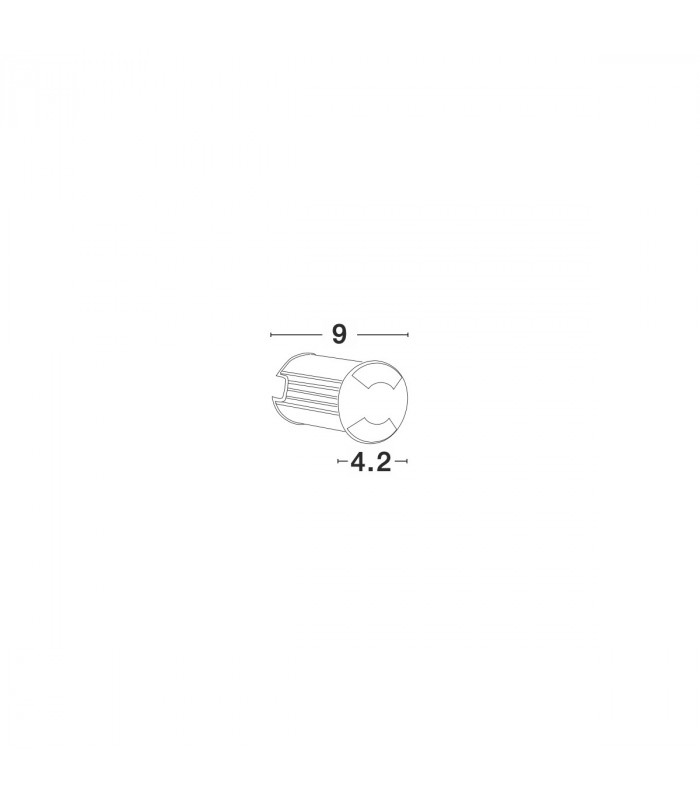 Bang 2 Direction Outdoor Recessed Ground Light Satin Nickel Aluminium LED 1W 60Lm 3000K IP67 Driver Included-10