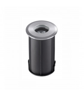 Bang Outdoor Recessed Ground Light Satin Nickel Aluminium LED 1W 60Lm 3000K IP67 Driver Included-1