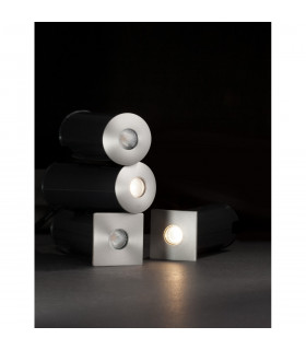 Bang Outdoor Recessed Ground Light Satin Nickel Aluminium LED 1W 60Lm 3000K IP67 Driver Included-2