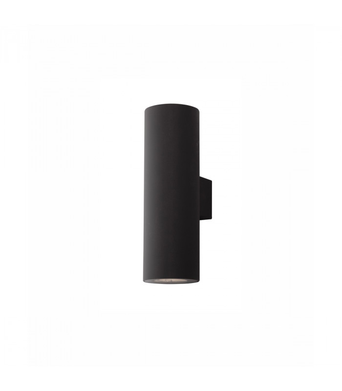 Alp Outdoor Up Down Wall Lamp Sandy Black Aluminium Glass LED Chip 10W 1857Lm 3000K IP65-1