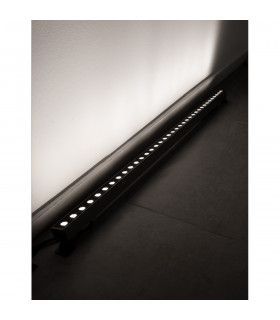 Wall Washer Outdoor Display Light Satin Nickel Aluminium Glass LED Chip Philips 15W 746Lm 3000K IP67-2