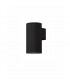 Alp Outdoor Down Wall Lamp Sandy Black Aluminium Glass LED Chip 2x10W 565Lm 3000K IP65-1