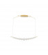 Perla Integrated LED Pendant Ceiling Light Gold Metal Opal Glass LED 32W 2685Lm 3000K-1