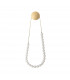 Perla Integrated LED Pendant Ceiling Light Gold Metal Opal Glass LED 50W 4734Lm 3000K-1