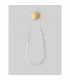 Perla Integrated LED Pendant Ceiling Light Gold Metal Opal Glass LED 50W 4734Lm 3000K-3