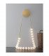 Perla Integrated LED Pendant Ceiling Light Gold Metal Opal Glass LED 50W 4734Lm 3000K-5