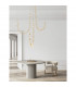 Brillante Integrated LED Pendant Ceiling Light Gold Aluminium LED 133W 8530Lm 3200K + Remote Control-2