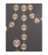Brillante Integrated LED Pendant Ceiling Light Gold Aluminium LED 133W 8530Lm 3200K + Remote Control-9