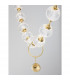 Brillante Integrated LED Pendant Ceiling Light Gold Aluminium LED 50.4W 3229 Lm 3200K + Remote Control-4