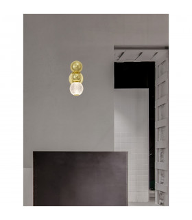Brille Wall Lamp Gold Aluminium LED 4W 230V 249.43Lm 3200K 14-2
