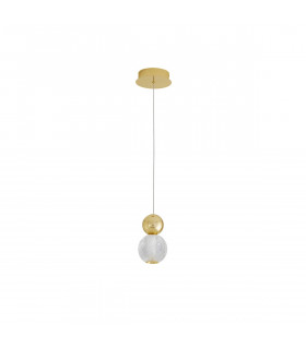 Brille Integrated LED Pendant Ceiling Light Gold Aluminium LED 4W 230V 344.5Lm 3200K-1