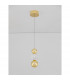 Brille Integrated LED Pendant Ceiling Light Gold Aluminium LED 6W 230V 322Lm 3200K-3