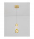 Brille Integrated LED Pendant Ceiling Light Gold Aluminium LED 6W 230V 322Lm 3200K-4