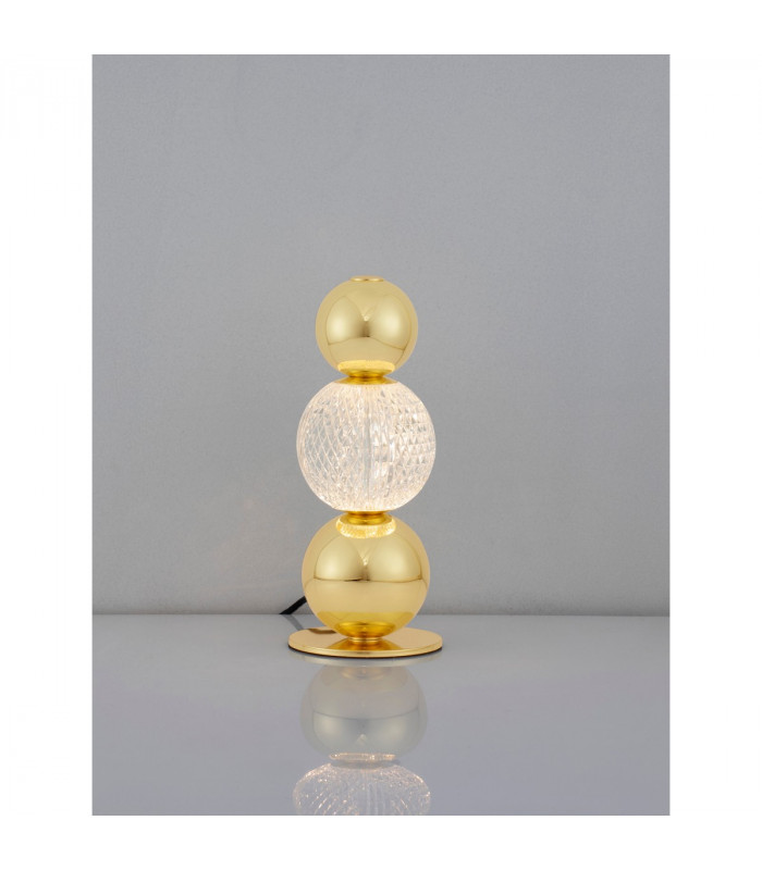 Brille Integrated LED Table Lamp Gold Aluminium LED 4W 230V 231Lm 3200K-3