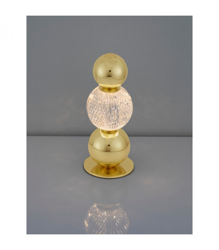 Brille Integrated LED Table Lamp Gold Aluminium LED 4W 230V 231Lm 3200K-4