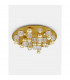 Brille Shade Cluster Ceiling Light Gold Aluminium LED 86W 230V 5171Lm 3200K-3