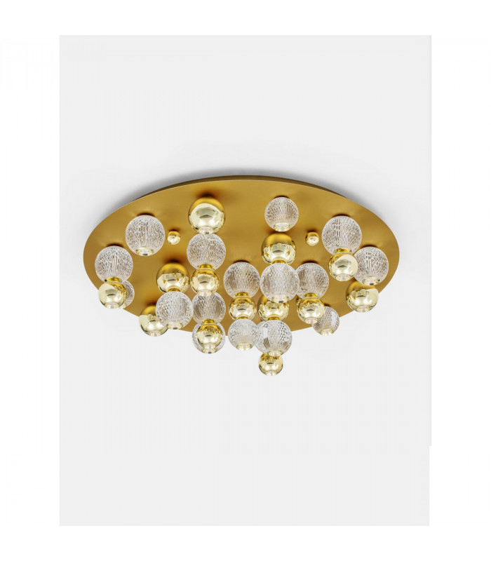 Brille Shade Cluster Ceiling Light Gold Aluminium LED 86W 230V 5171Lm 3200K-3