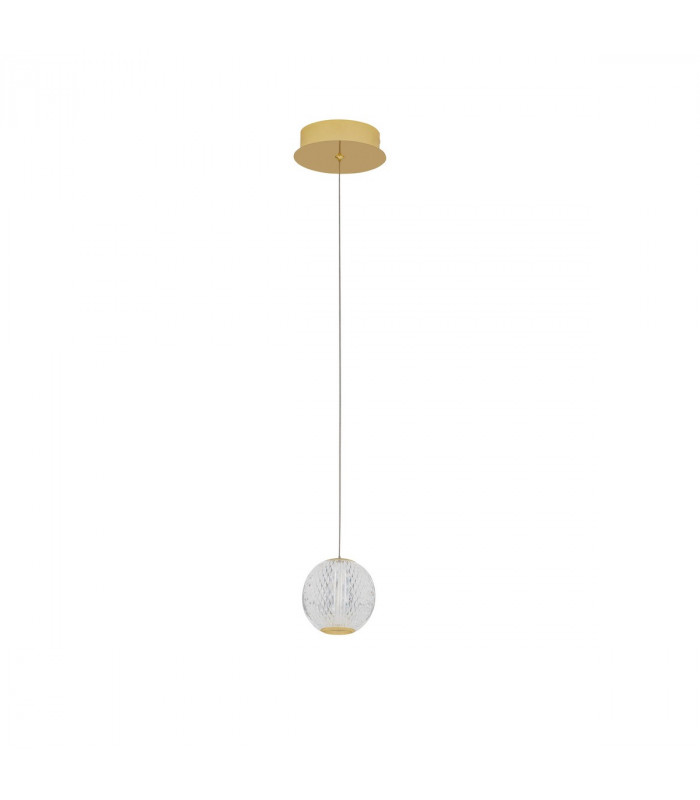 Brillante Integrated LED Pendant Ceiling Light Gold Aluminium LED 4.2W 230V 246Lm 3200K-1
