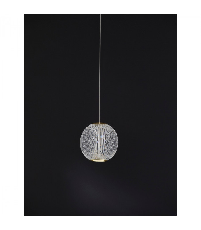 Brillante Integrated LED Pendant Ceiling Light Gold Aluminium LED 4.2W 230V 246Lm 3200K-5