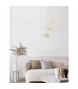 Brillante Integrated LED Pendant Ceiling Light Gold Aluminium LED 15W 664Lm 3200K-2