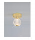 Brillante Integrated LED Semi Flush Light Gold Aluminium LED 4W 246Lm 3200K-4