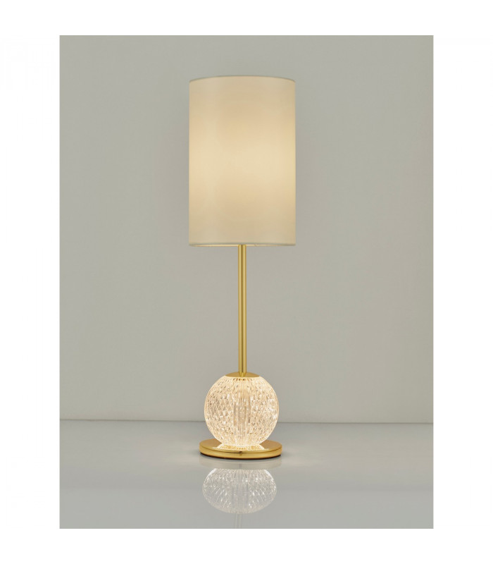 Brillante Integrated LED Table Lamp Gold Aluminium LED 8.8W 685Lm 3200K-4