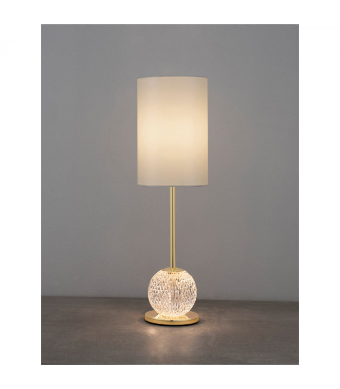 Brillante Integrated LED Table Lamp Gold Aluminium LED 8.8W 685Lm 3200K-5